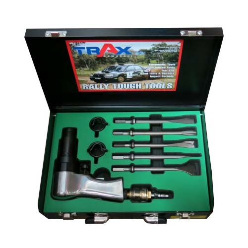 Trax 60mm Tradies Hex Shank Air Chisel Kit 5000BPM ARX-K5HXK1