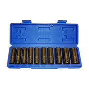 Trax AD-411MB 1/2" Drive Long Metric Impact Socket Set, 10pieces1