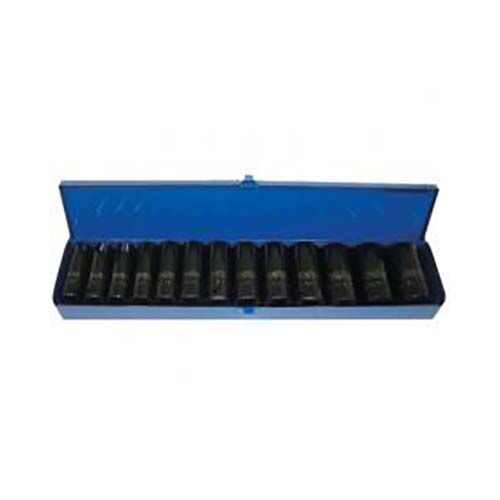 Trax AD - 414S 1/2" Drive Deep Imperial Impact Socket Set, 13Pc Set - AIMS Industrial Supplies
