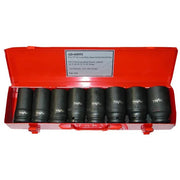 Trax AD-6009M 3/4" Drive 6PT Deep Metric Impact Socket Set, 8Pc Set1