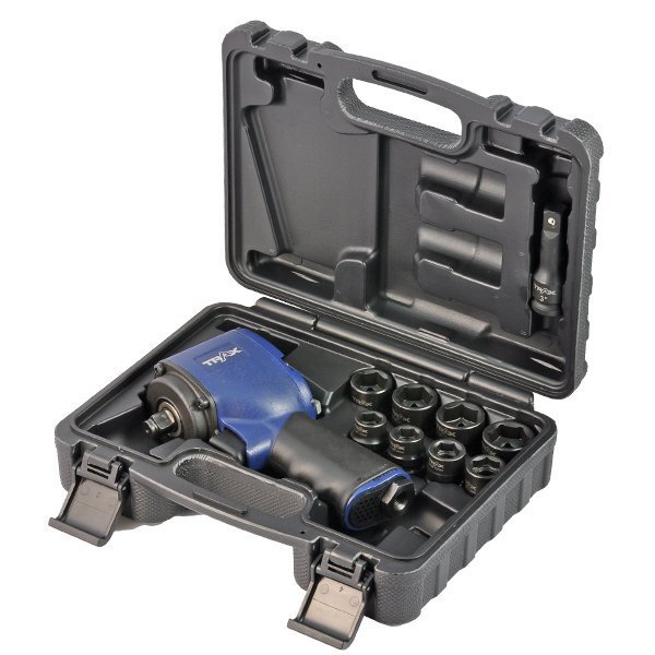 Trax ARX-1131K 1/2" Dr. Ultra Short Air Impact Wrench Kit - AIMS Industrial Supplies