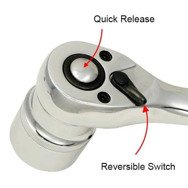 Trax ARX-12040 1/2" Drive Socket Set, MM & SAE, 40pcs2