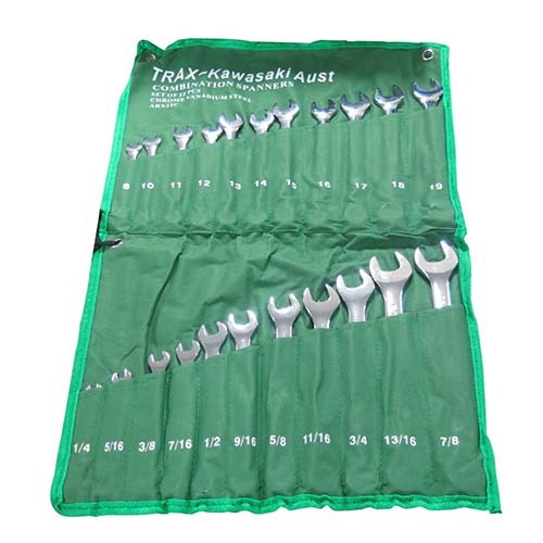 Trax ARX-22C Metric and Imperial Combination Spanner Set, 22Pc Set1