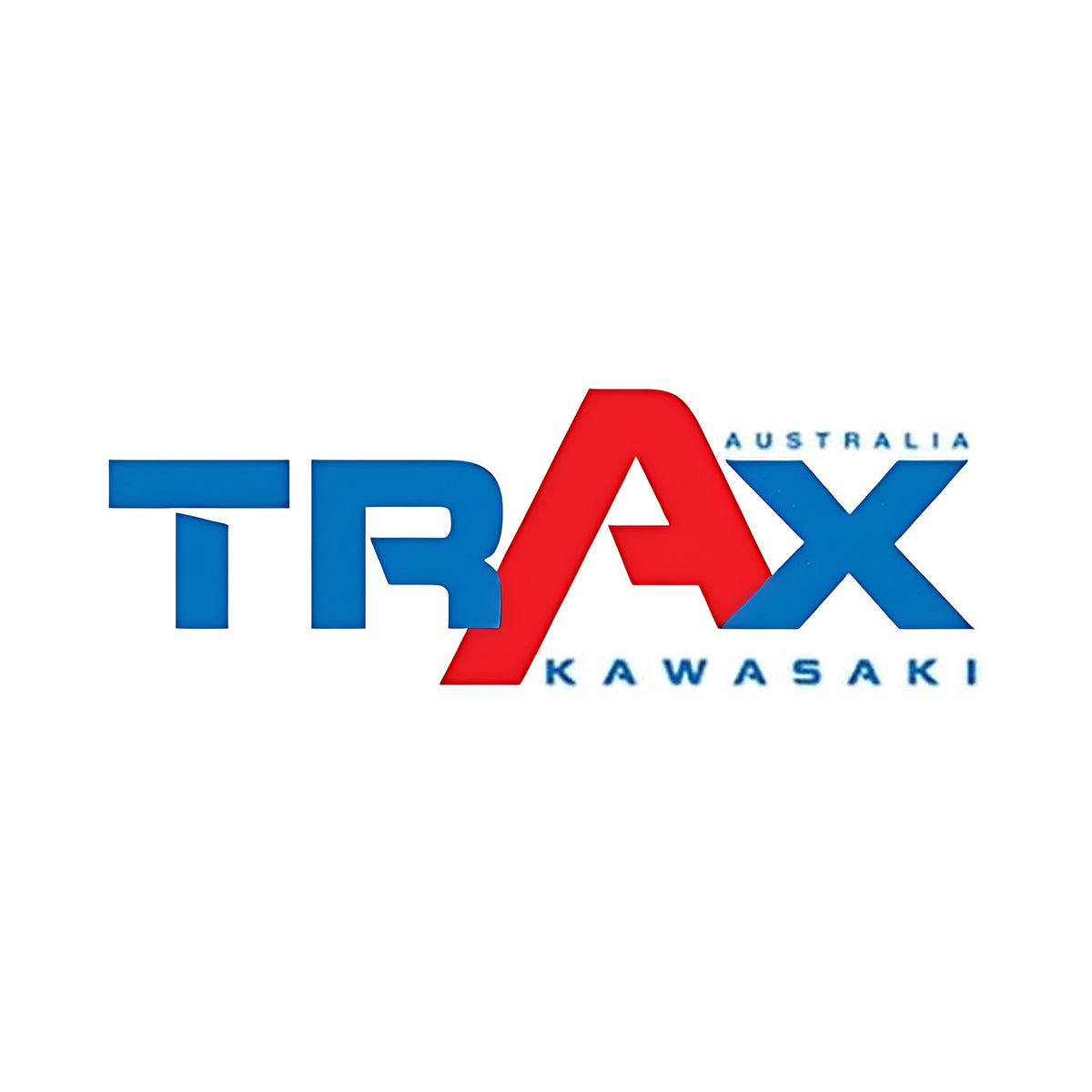 Trax Australia Kawasaki logo on white background; the picture shows no product