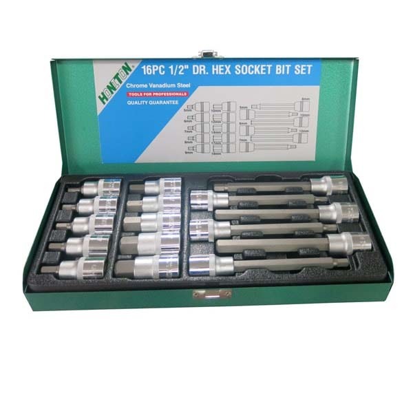 Trax ARX-400016HEX 1/2" Drive InHex, 16Pc Set1