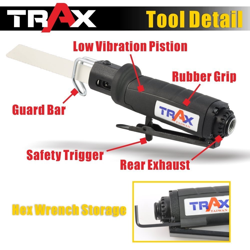 Trax ARX - 6072 Low Vibration Air Body Saw - AIMS Industrial Supplies