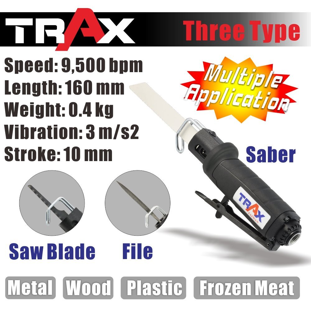 Trax ARX-6072 Low Vibration Air Body Saw6