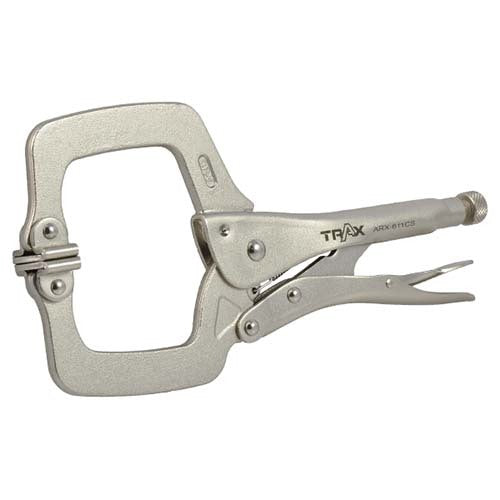 Trax ARX-611CS 3-1/7", 80mm Locking C-Clamp with Swidel Pad