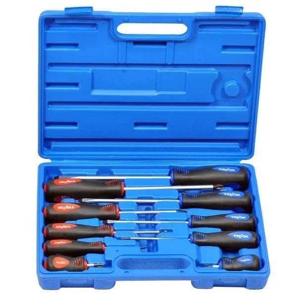 Trax ARX-6510 Combination Screwdriver Set, 10Pc Set - AIMS Industrial Supplies