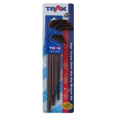 Trax ARX-66096 9pc Torx Tamper Proof Hex Key Wrench Set - AIMS Industrial Supplies