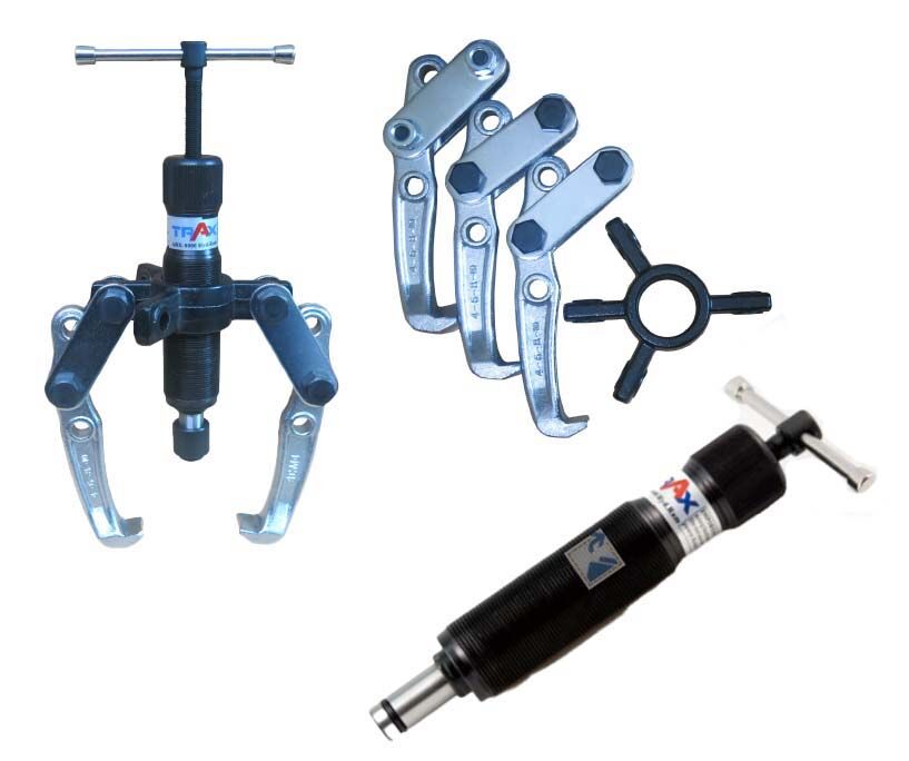 Trax ARX-8000SET 10T 2 & 3 Leg Hydraulic Puller Set1