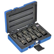Trax ARX-IBS40010HM 1/2" Drive Metric Impact Hex Socket Bit Set 10Pc - AIMS Industrial Supplies