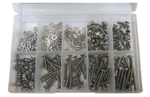 Trax ARX-M4SF10 M4 S/S Assortment Kit, 300 Pieces1