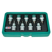 Trax ARX-SB4009TRB 1/2" Drive Star Socket Bit Set, 9Pc Set - AIMS Industrial Supplies