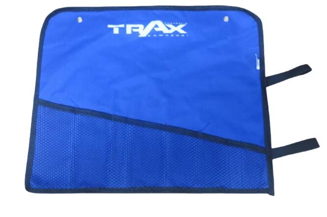 Trax ARX - TR6B 6 Pocket Blue Empty Canvass Tool Roll Up - AIMS Industrial Supplies
