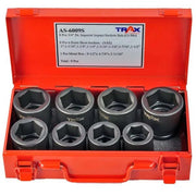 Trax AS-6009S 3/4" Drive 6PT Imperial Impact Socket Set, 8Pc Set
