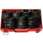 Trax AS-8008M 1" Drive 6PT Metric Impact Socket Set, 7Pc Set - AIMS Industrial Supplies