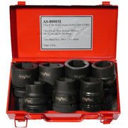 Trax AS-8008M 1" Drive 6PT Metric Impact Socket Set, 7Pc Set1