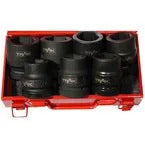 Trax AS-8008M 1" Drive 6PT Metric Impact Socket Set, 7Pc Set2