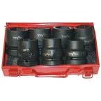 Trax AS-8008S 1" Drive 6PT Deep SAE Impact Socket Set, 7Pc Set - AIMS Industrial Supplies