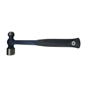 Trax ball pein hammer with a black handle, on white background