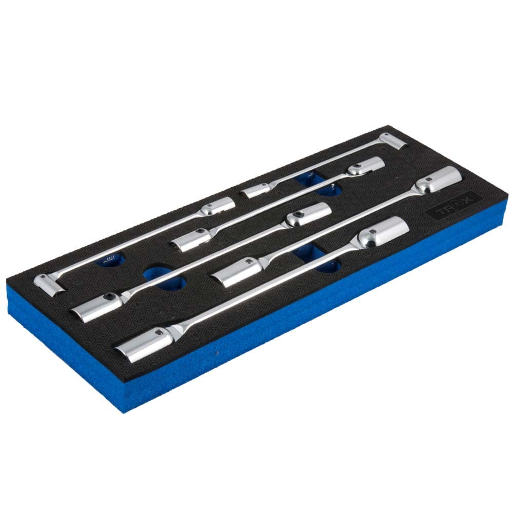 Trax Double Flexible Socket Wrench Set, 6 Pieces - ARX-TW40601