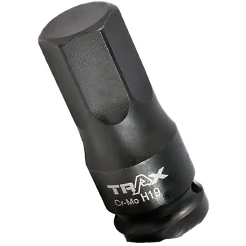 Trax IBS-A4060HX19 H19 1/2" Dr. Impact Metric Hex Socket Bit