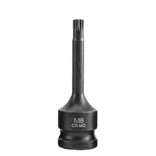 Trax IBS-A4060M08 M8 1/2" Dr. Spline Impact Socket Bit