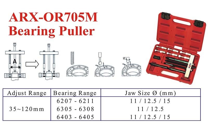 Trax Medium Ball End Bearing Puller Kit - ARX - OR705M - AIMS Industrial Supplies