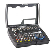 Trax Palm Ratchet Socket and Bit Set, 32 Pieces - ARX - 932032 - AIMS Industrial Supplies