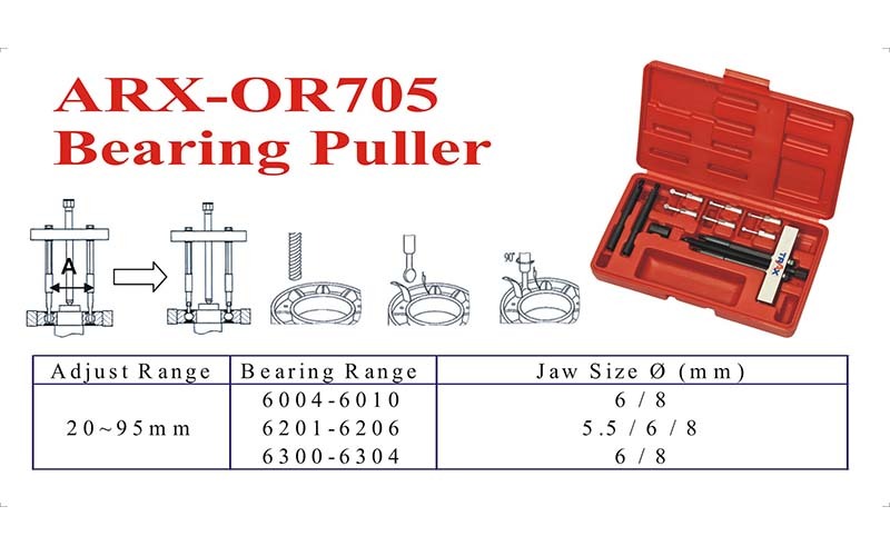 Trax Small Ball End Puller Kit - ARX-OR7052