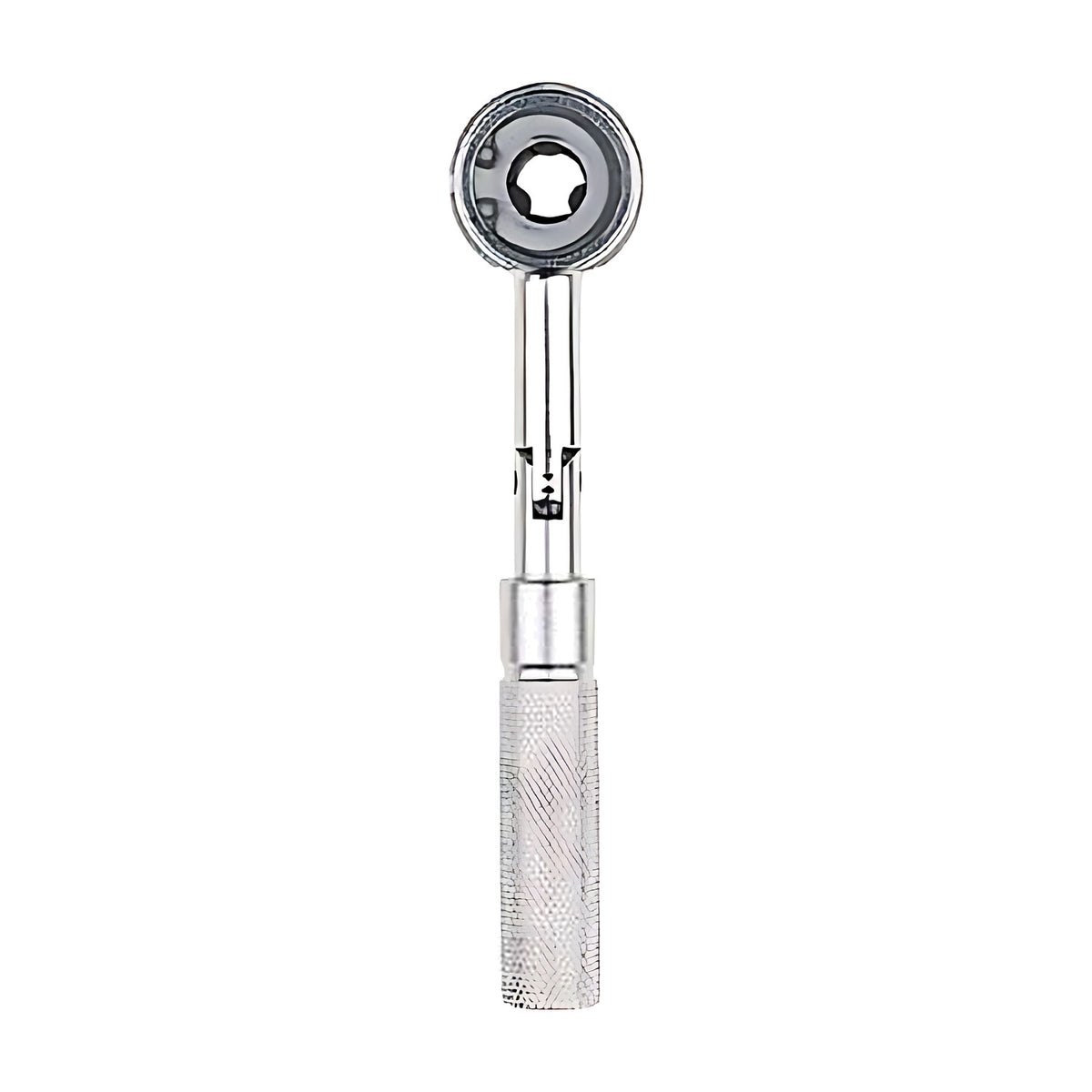 Trax ZW-4 1/2" straight rod stud extractor with ratchet-style head and knurled handle, on white background