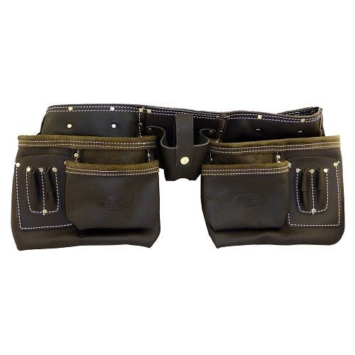TTL 12 Pocket Leather Nail Bag - NB001 - AIMS Industrial Supplies