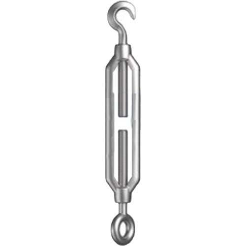 Turnbuckle Open Body Hook & Eye Mild Steel Galvanised - AIMS Industrial Supplies