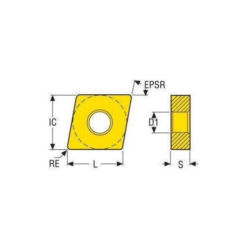 Turning Insert CNMG Insert Style - M6 Grade TP3501 - AIMS Industrial Supplies