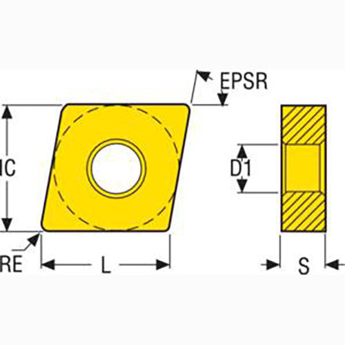 Turning Insert CNMG Insert Style - MF4 Grade TS20003