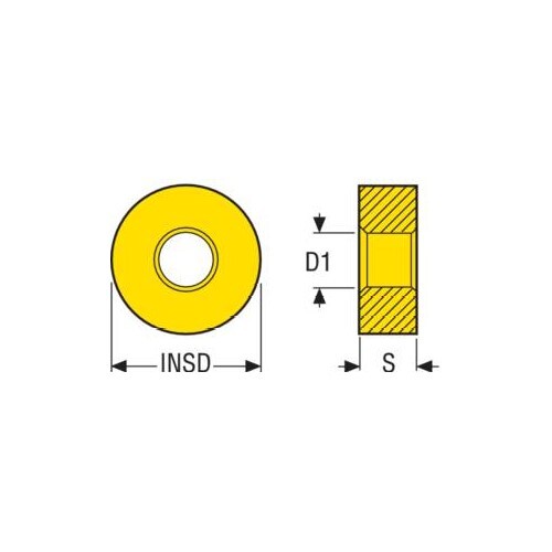 Turning Insert RNMG Insert Style - MR4 Grade 8834