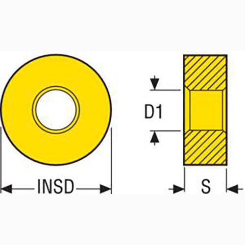 Turning Insert RNMG Insert Style - MR4 Grade TS2500 - AIMS Industrial Supplies