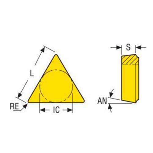 Turning Insert TPMR Insert Style - F1 Grade TM25012