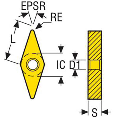 Turning Insert VNMG Insert Style - MF4 Grade TS25003