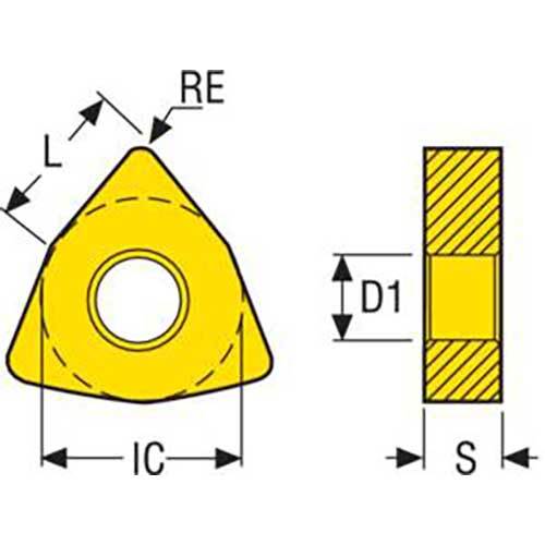 Turning Insert WNMG Insert Style - MF2 Grade TP25 - AIMS Industrial Supplies