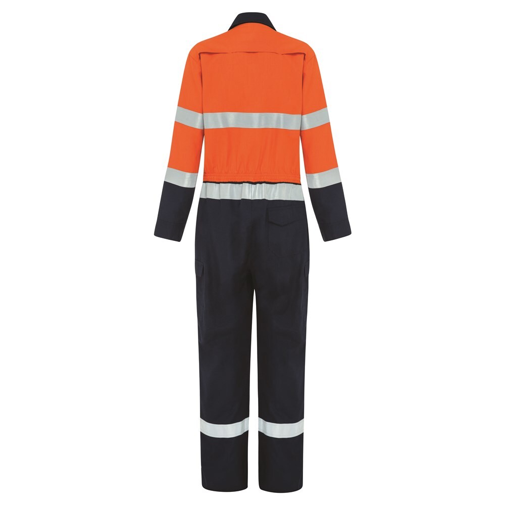 Two-Tone Hi-Vis FR Coveralls W/ Reflective Tape2