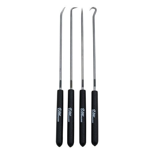 Ullman 9 3/4" Hook and Pick Set, 4 Pieces - AIMS Industrial Supplies