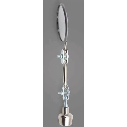 Ullman C-2X Round Magnetic Based Inspection Mirror 57mm - AIMS Industrial Supplies