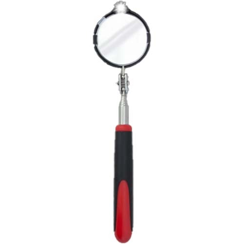 Ullman HTC-2LT Circular Inspection Mirror Telescoping Light 60mm (2-3/8") - AIMS Industrial Supplies