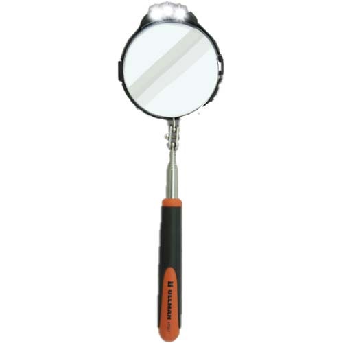 Ullman HTS-2LT Circular Inspection Mirror Telescoping Light 86mm (3-3/8") - AIMS Industrial Supplies