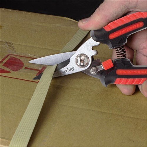 Ultimax Pro Black Panther Round Tip Industrial Snips - AIMS Industrial Supplies