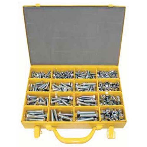UNC Bolt & Nut Grade 5 and 8 Zinc Plated Assortment Kit - AIMS Industrial Supplies