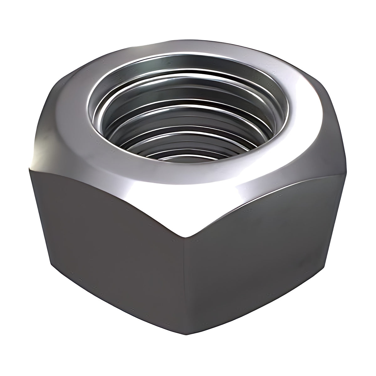 Hobson 1/2" to 1" UNC heavy hex nut, grade 8MA, plain, steel hex nut with internal thread
