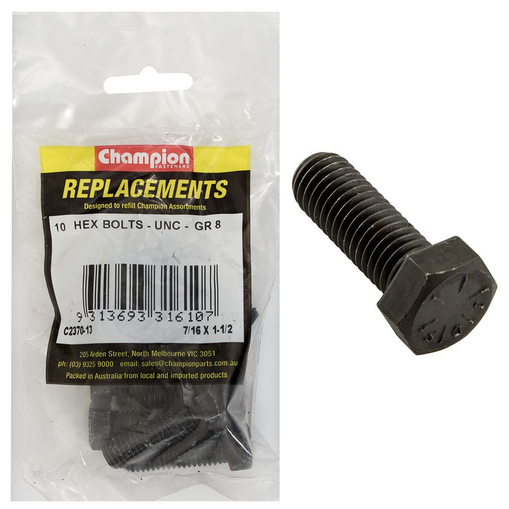 UNC Hex Bolt Assortment Refill - AIMS Industrial Supplies